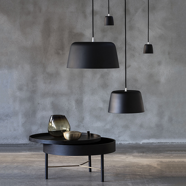 NOIR design light fixtures produce even, pleasant light and accentuate the colours and shapes of the surrounding space. The minimalistic light pendants...
