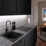 Top mount Puula sink in a kitchen.