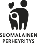 Suomalainen perheyritys logo.