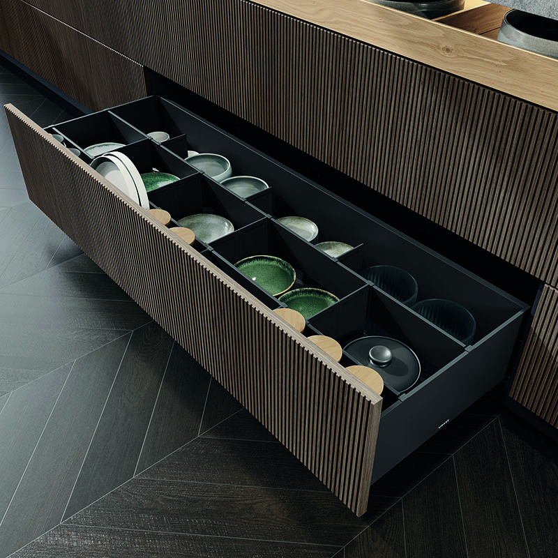 Grass Vionaro laatikkomekanismit esittelyssä.